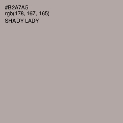 #B2A7A5 - Shady Lady Color Image